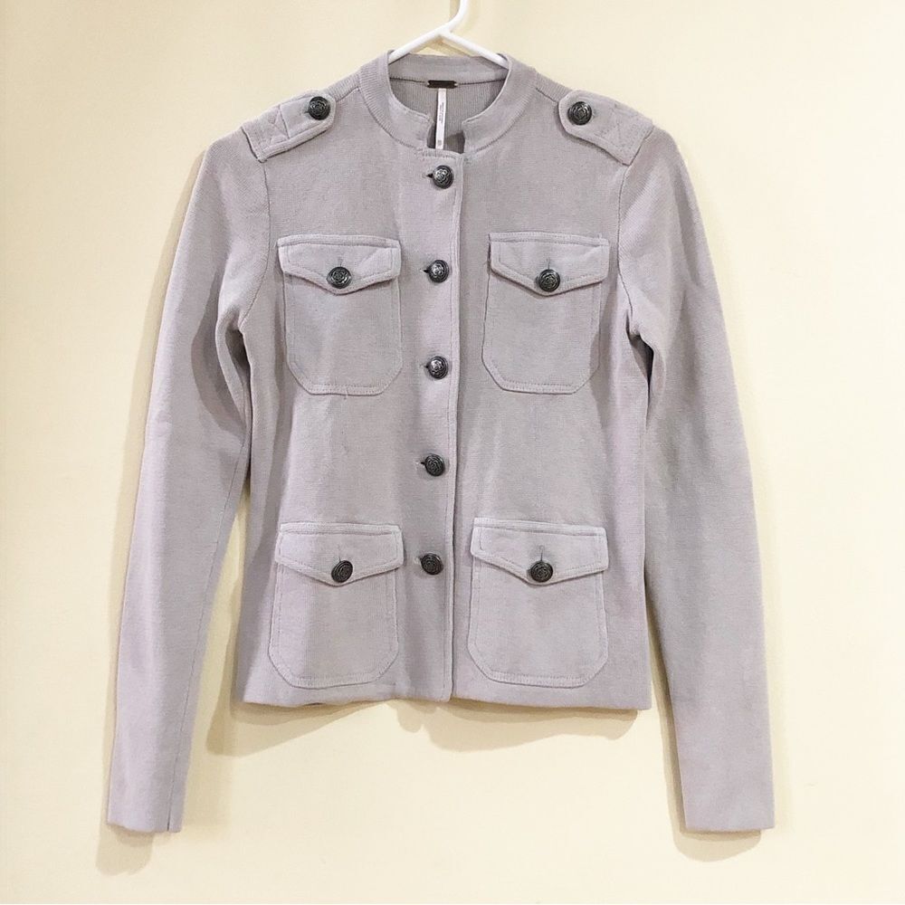 Free People Cotton Sweater Jacket